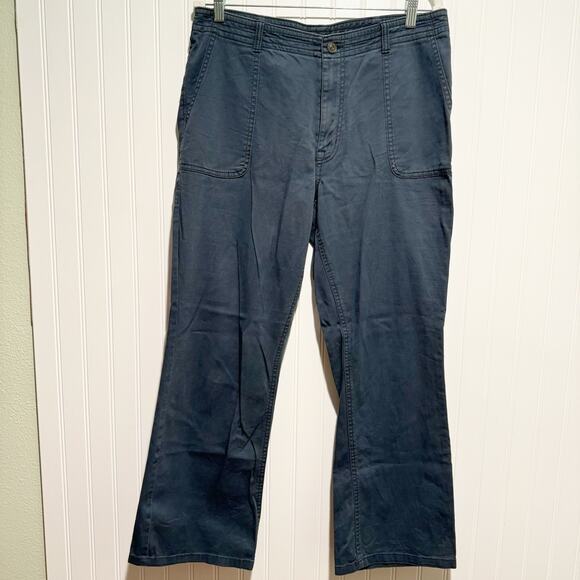 Prana Sancho Slim Pants Gray Blue Size 12 - Picture 2 of 6
